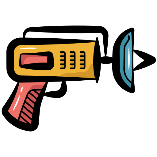 pilstolet do strzelania laserem