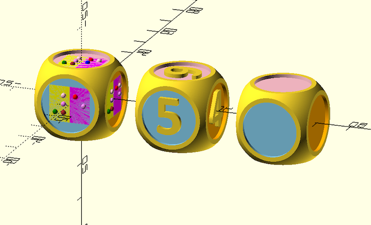 kostka do gry z brajlem