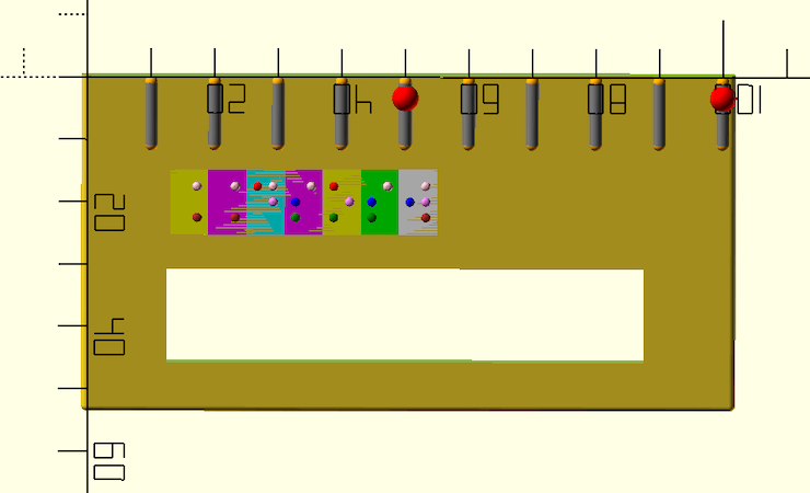 ramka do podpisu linijką
